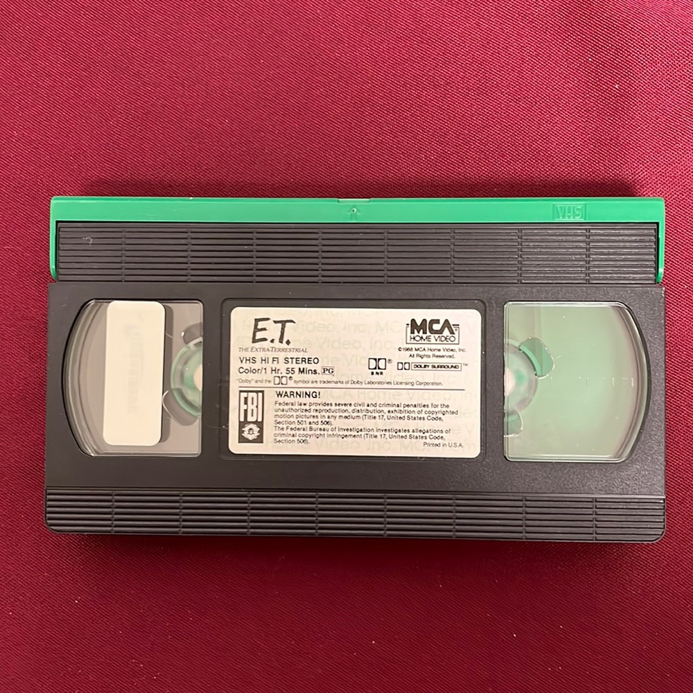E.T. The Extra-Terrestrial  - VHS